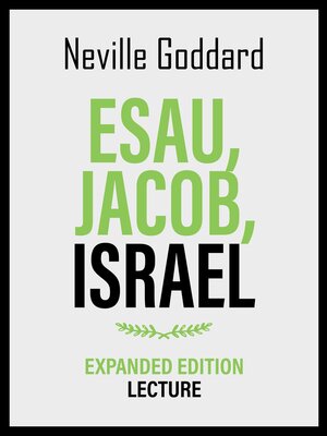 cover image of Esau--Jacob--Israel--Expanded Edition Lecture